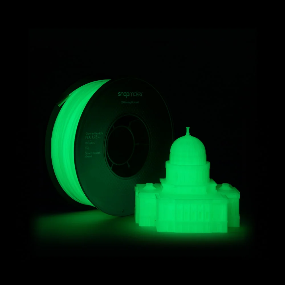 Glow-in-the-dark Green PLA Filament (1kg) - Image 3