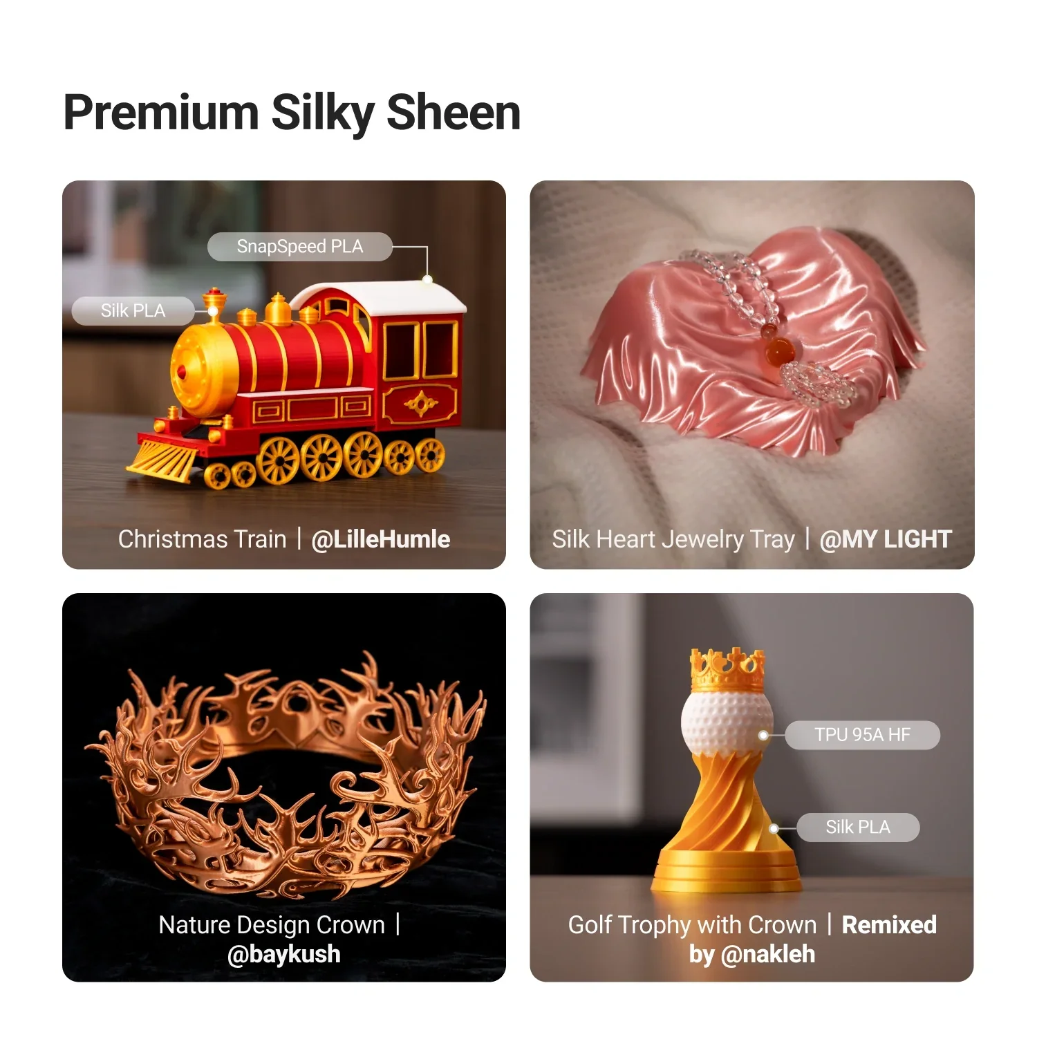 Silk PLA Filament (RFID) - 1kg - Image 4